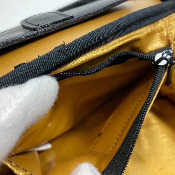 VERSACE Floral pattern Total pattern Hand Bag Vanity bag Black x Multicolore - Picture 12 of 16